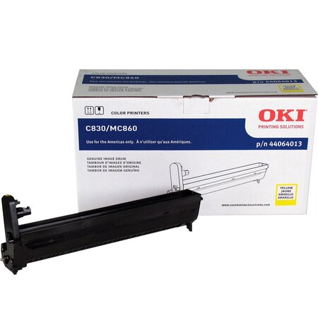 Oki Oki Yellow Image Drum For C830N, C860Dn, C830Dtn, Mc860 44064013